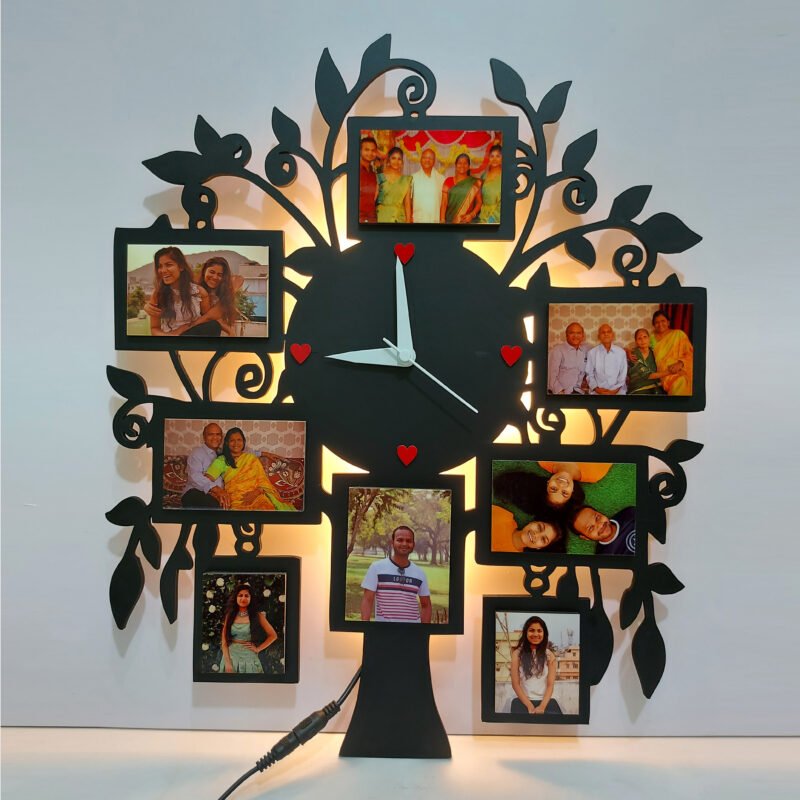 LED Tree Clock with adopter