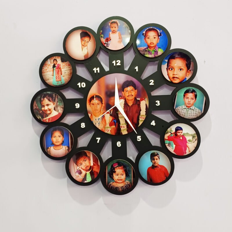 Customized Clock with Photos